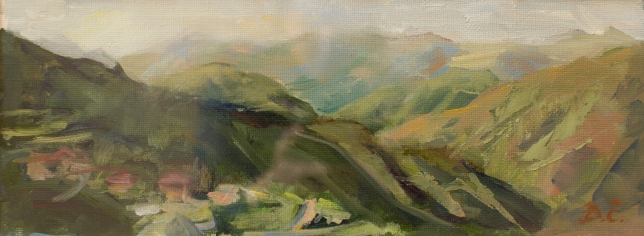 Painting for sale online - Mountains of Dagestan