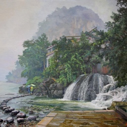 Painting for sale online - It's drizzling in Yangshuo