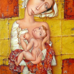 Painting for sale online - Madonna