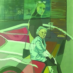 Painting for sale online - hrough the looking glass. A brief moment on the planet