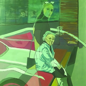 Painting for sale online - hrough the looking glass. A brief moment on the planet