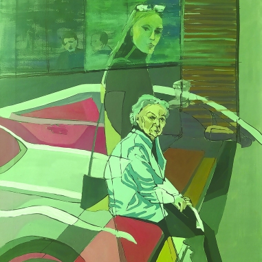 Painting for sale online - hrough the looking glass. A brief moment on the planet