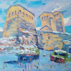 Painting for sale online - The abode of old legends between sleep and reality