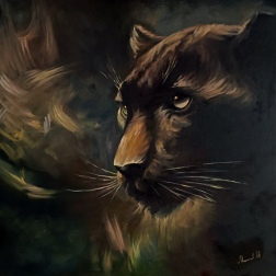 Painting for sale online - Panther