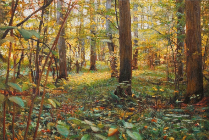 Painting for sale online - Sunny forest