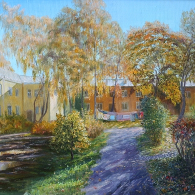 Painting for sale online - Quiet Courtyard