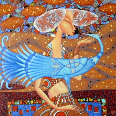 Painting for sale online - Blue Bird