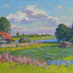 Painting for sale online - Ivan-tea. Sukhona.