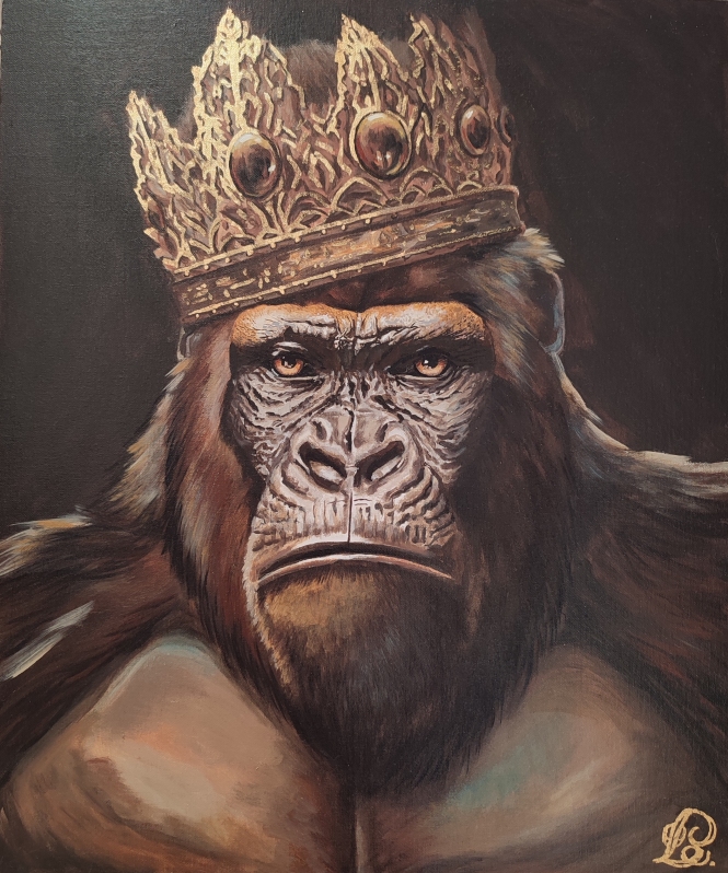 Painting for sale online - Jungle Emperor