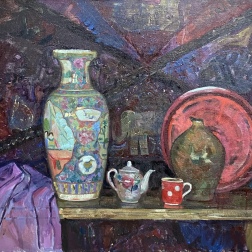 Painting for sale online - Still life with Chinese vase