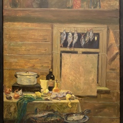 Painting for sale online - Still life with fresh fish