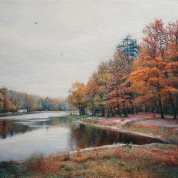 Painting for sale online - Pond in Izmailovo