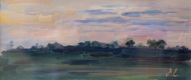 Painting for sale online - Sunsets of Astrakhan 2.0.