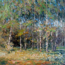 Painting for sale online - Birch tree wind