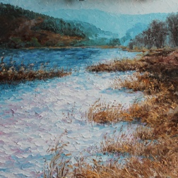 Painting for sale online - Spring. Frost