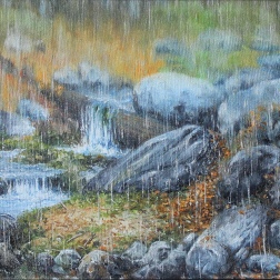 Painting for sale online - Arshan. Rain