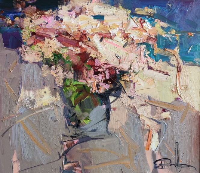 Painting for sale online - Evening at sea
