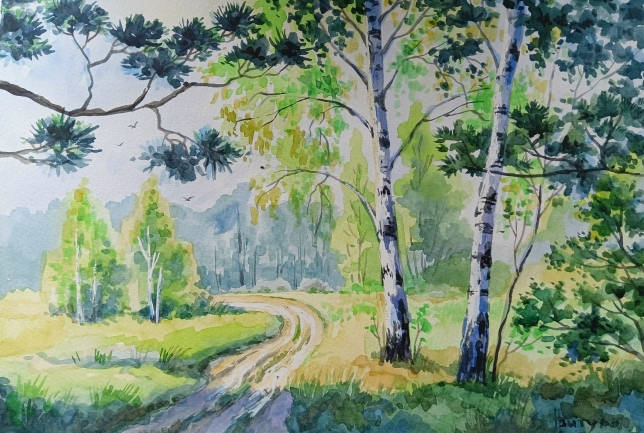Painting for sale online - Turning towards the light