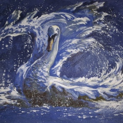 Painting for sale online - Swan
