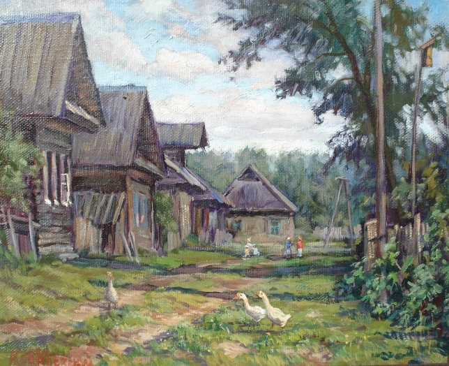 Painting for sale online - Windy day