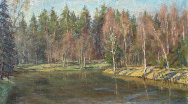 Painting for sale online - Spill in Valdai 