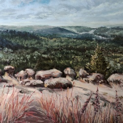 Painting for sale online - We meet the Sun at the Red Sun. Kislovodsk National Park