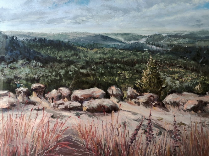 Painting for sale online - We meet the Sun at the Red Sun. Kislovodsk National Park