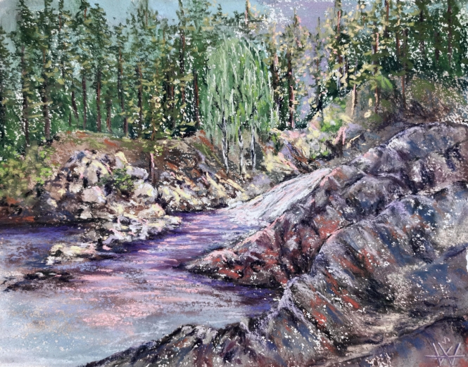 Painting for sale online - Paleovolcano Girvas.