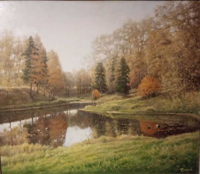 Painting for sale online - Kokhomsky Dam