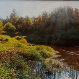 Painting for sale online - River Talka, Ivanovo.