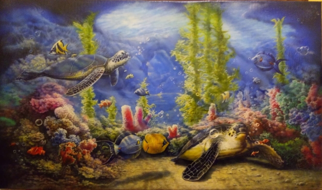 Painting for sale online - Underwater world