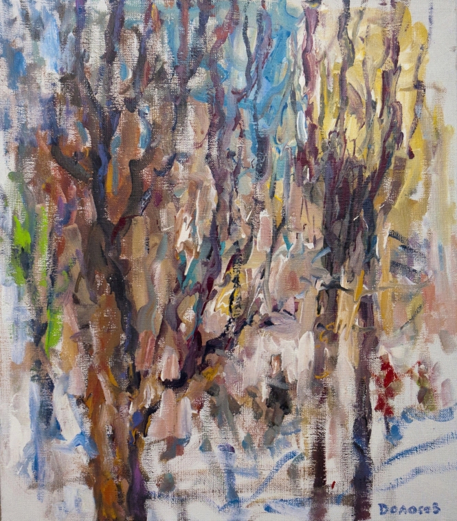 Painting for sale online - Spring from the window
