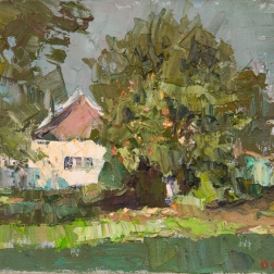 Painting for sale online - In the garden