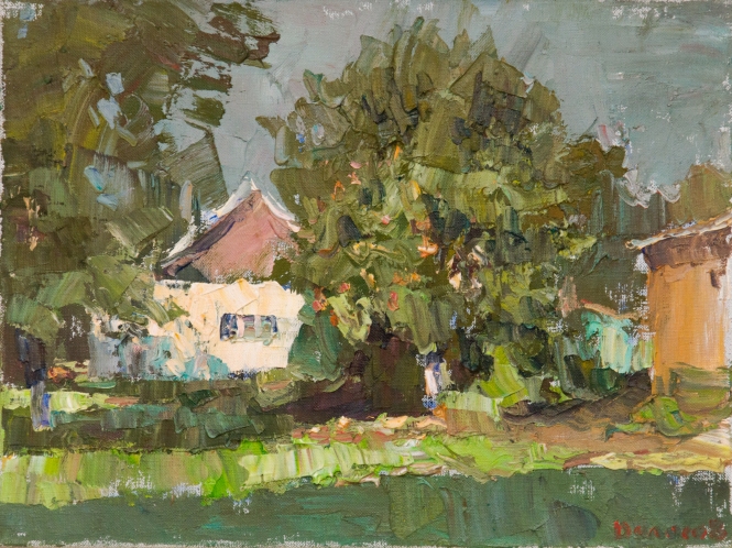 Painting for sale online - In the garden