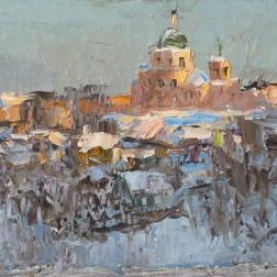 Painting for sale online - A study of St. George's Church