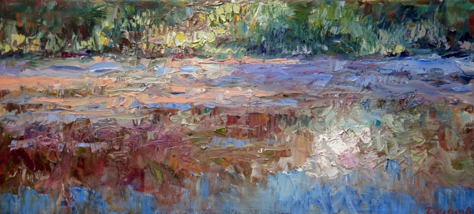 Painting for sale online - Old pond