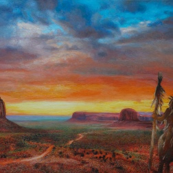Painting for sale online - Monument Valley