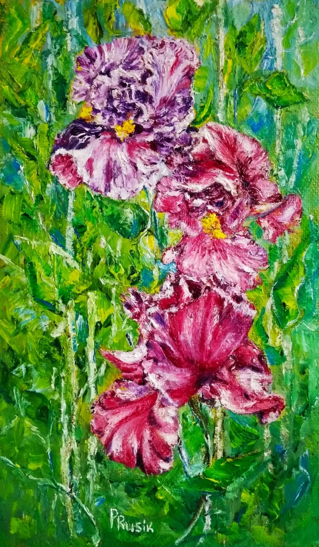 Painting for sale online - Irises