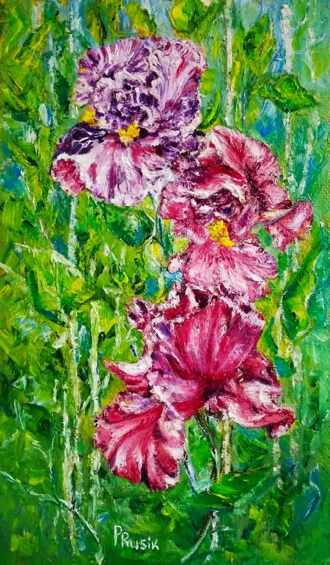 Painting for sale online - Irises