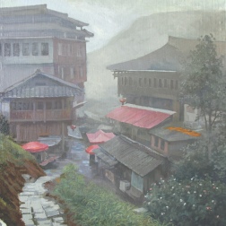 Painting for sale online - Pingan in the haze
