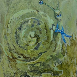Painting for sale online - Funny snail