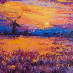 Painting for sale online - Kingdom of Windmills