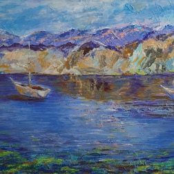 Painting for sale online - Dreams floating into the distance
