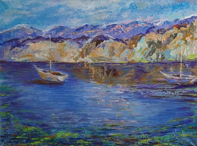 Painting for sale online - Dreams floating into the distance