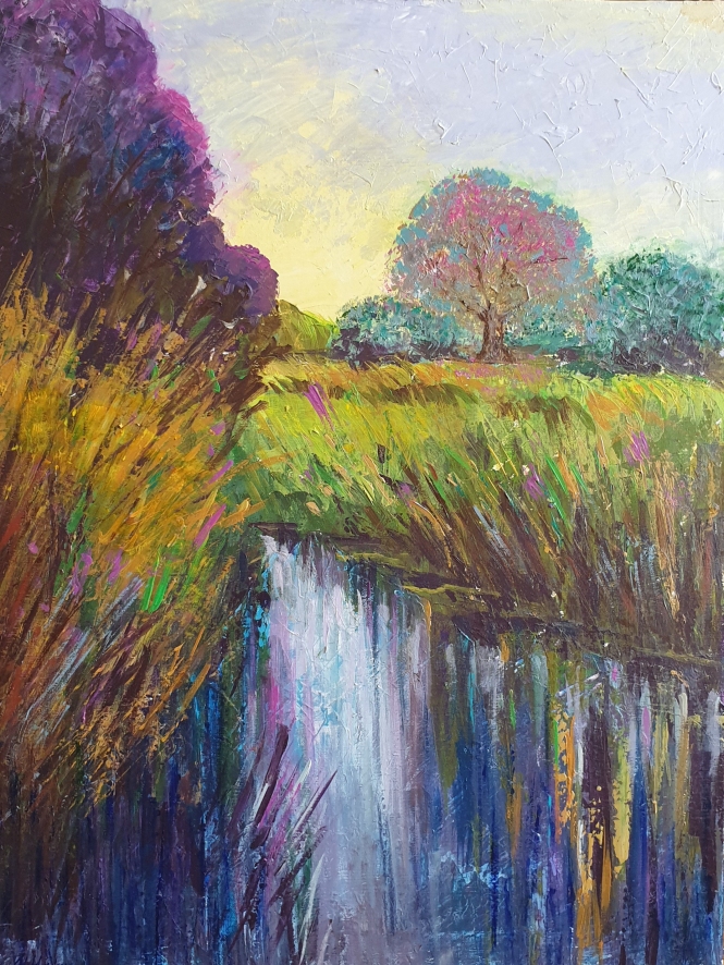 Painting for sale online - Catching the moment of strokes of movement