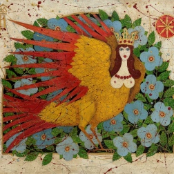 Painting for sale online - Sirin Bird
