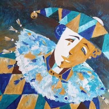 Painting for sale online - Pierrot