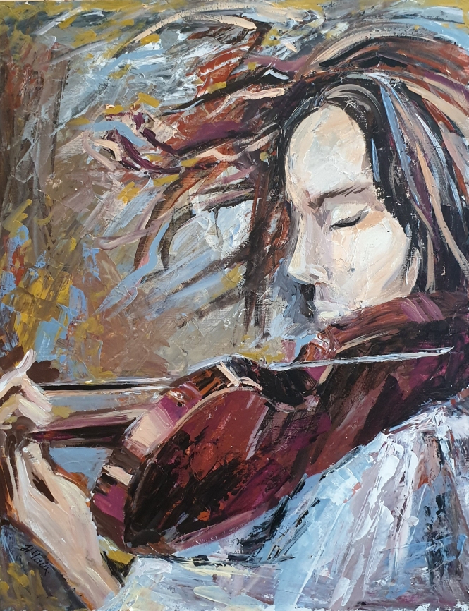 Painting for sale online - Nocturne for a Naked Soul