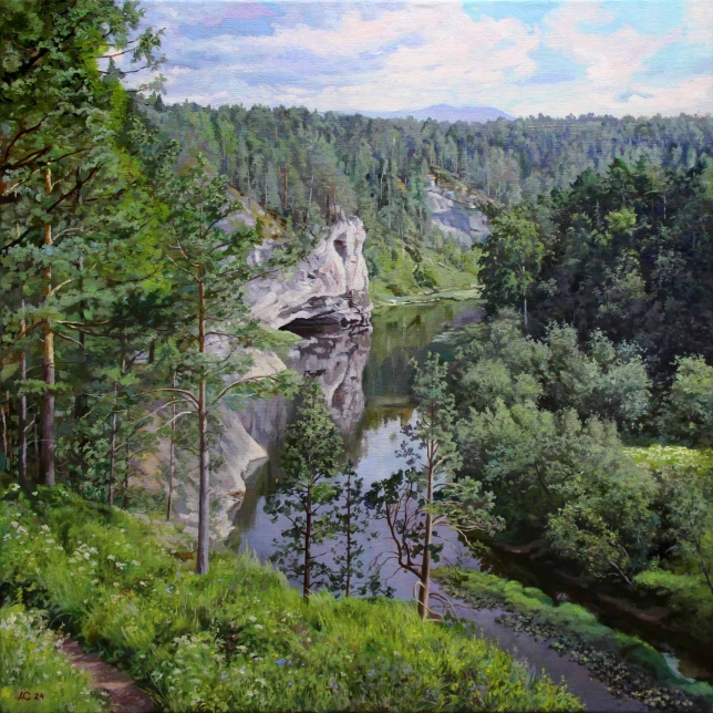 Painting for sale online - Fragrant summer