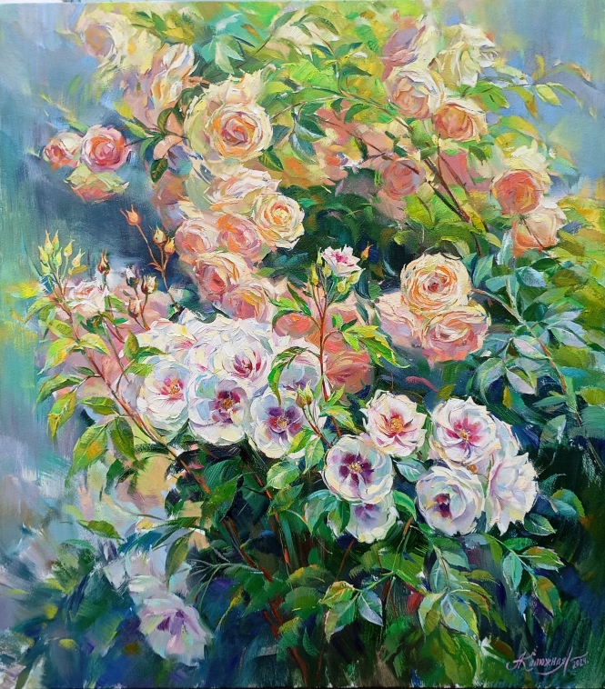 Painting for sale online - Pink Waltz